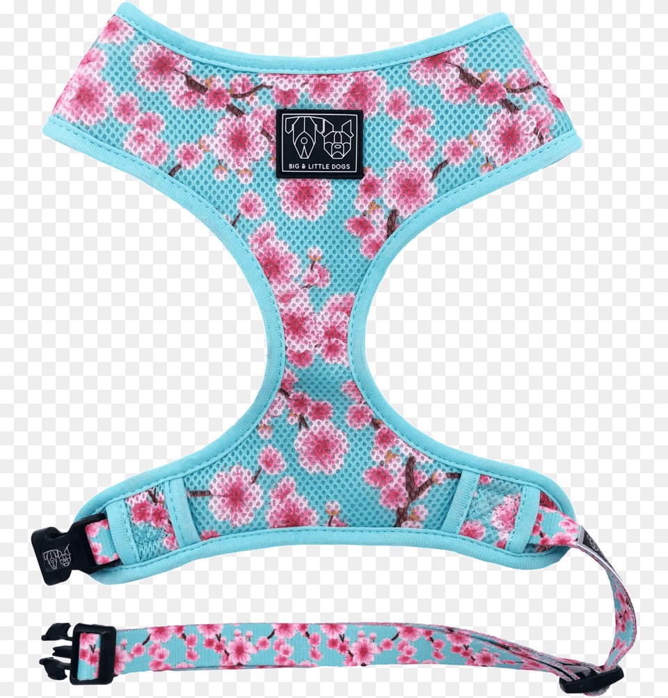 Cherry Blossoms Classic Mesh Dog Harness Brassiere, Diaper Free Transparent Png