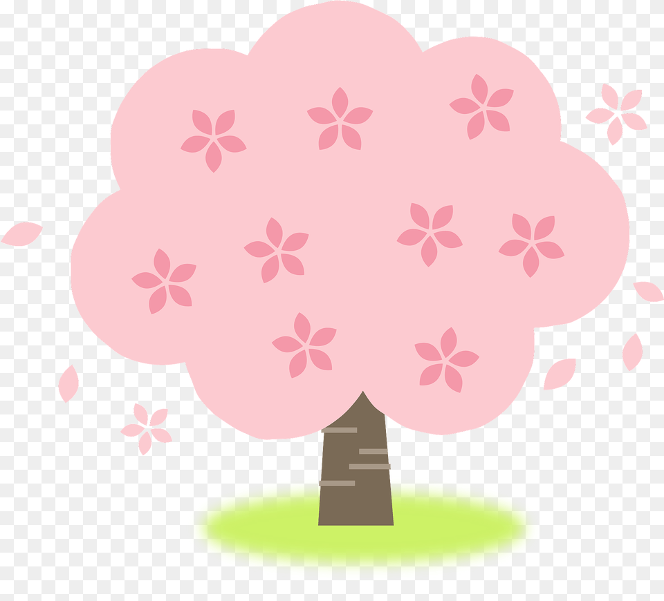 Cherry Blossoms Tree Clipart, Flower, Geranium, Plant, Petal Free Png Download