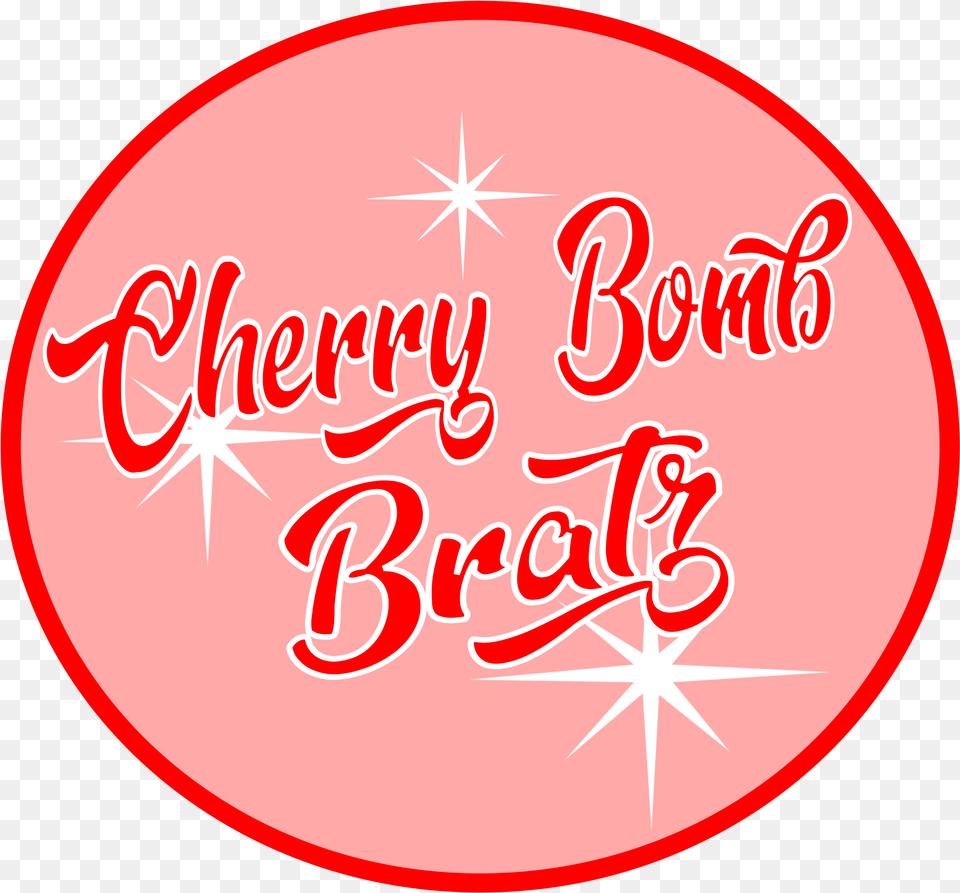 Cherry Bomb Bratz Cute Anime Panda, Text, Disk Png Image