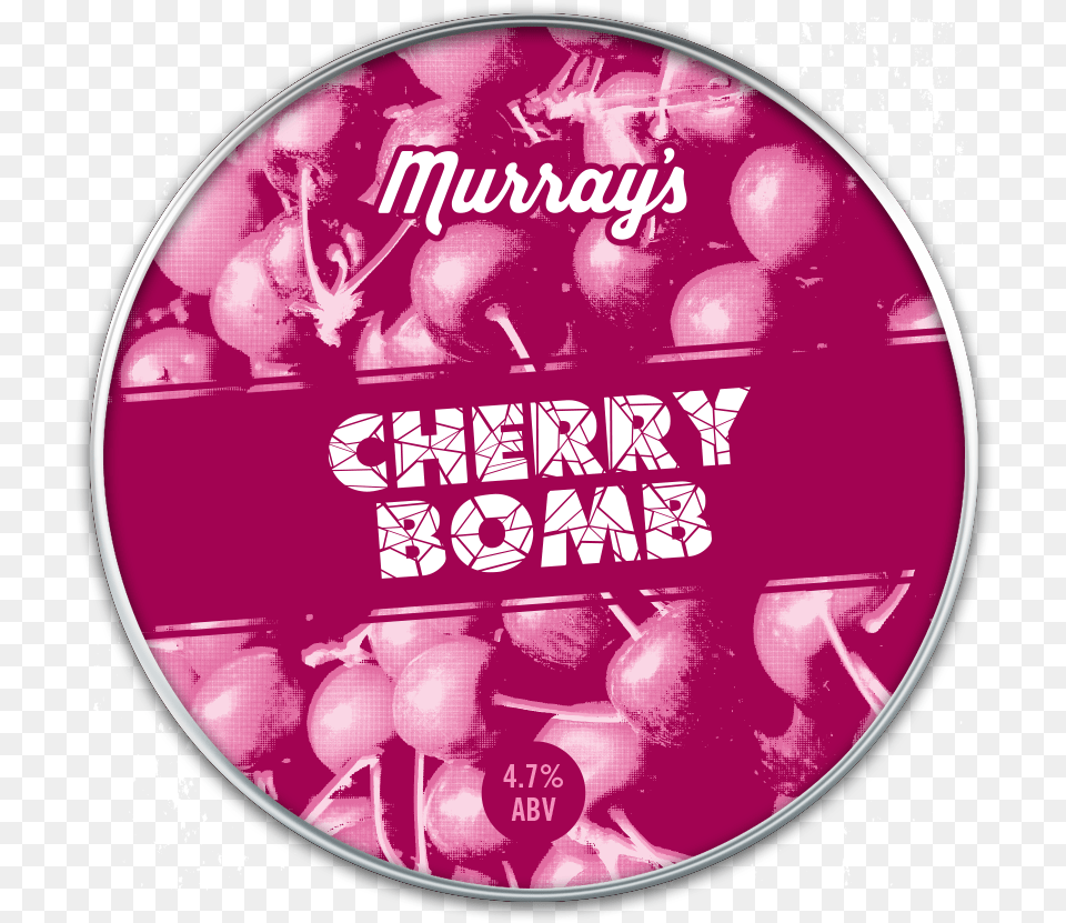 Cherry Bomb Honey Rogue Cherry Bomb Decal Circle, Food, Sweets, Disk, Candy Free Png Download