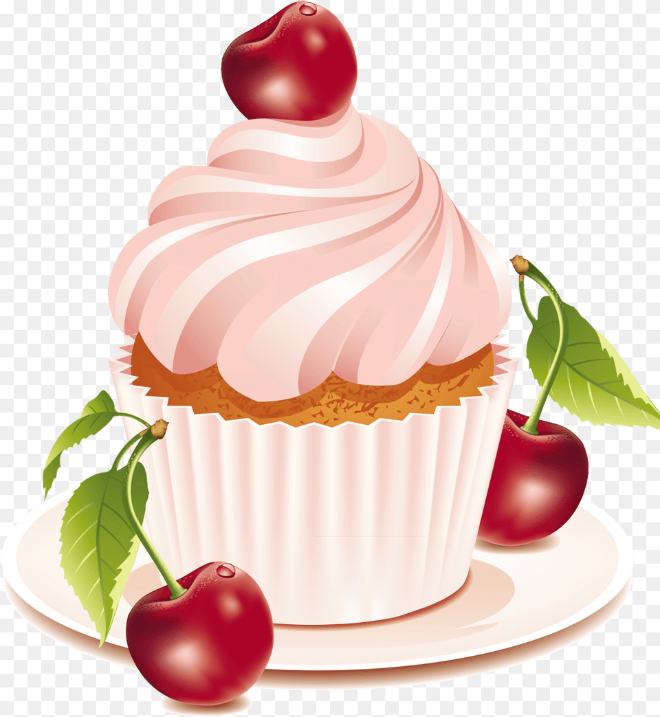 Cherry Cake Clipart Cherry Cake Clipart, Produce, Plant, Fruit, Food Png Image