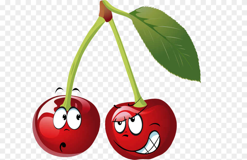 Cherry Cartoon Cliparts, Food, Fruit, Plant, Produce Free Png Download