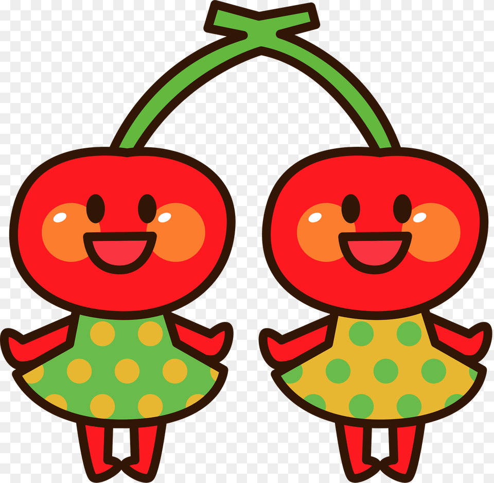 Cherry Character Clipart, Food, Fruit, Plant, Produce Free Png Download