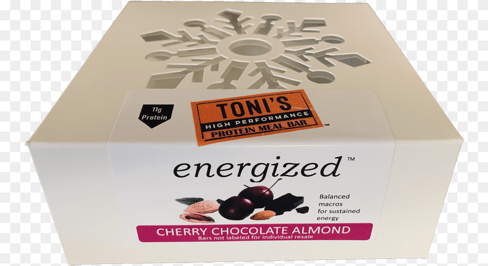 Cherry Chocolate Protein Meal Bar Box, Cardboard, Carton, Food, Produce Free Png