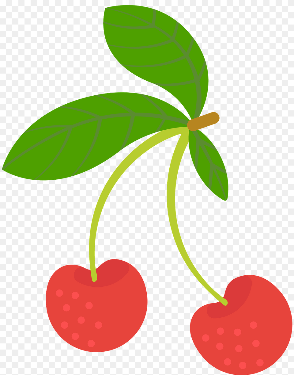 Cherry Clipart, Food, Fruit, Plant, Produce Png Image