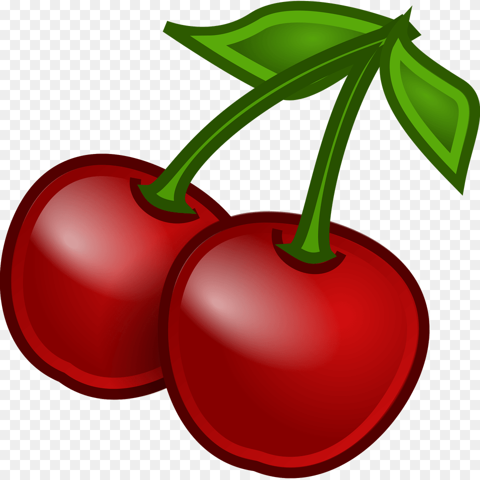Cherry Clipart, Food, Fruit, Plant, Produce Png