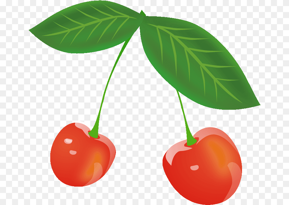 Cherry Clipart Cherry, Food, Fruit, Plant, Produce Png Image