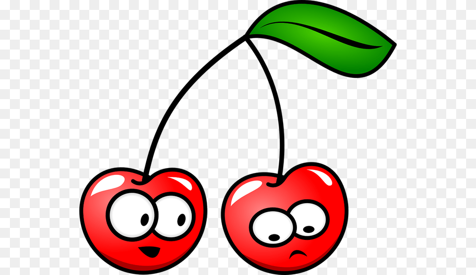 Cherry Clipart Chery Cartoon Cherries With Faces, Food, Fruit, Plant, Produce Free Png