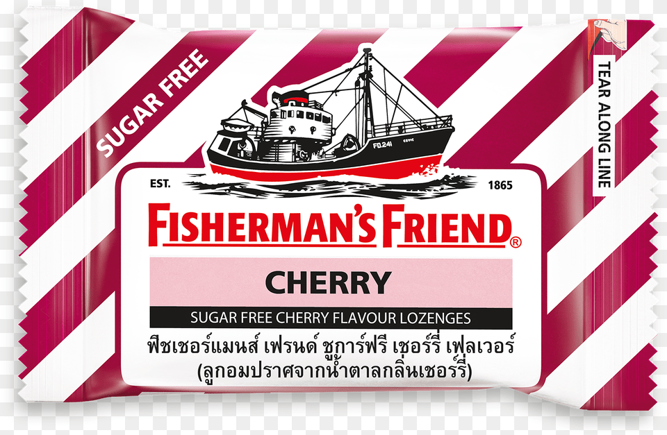 Cherry Fisherman Friend Spearmint, Advertisement, Boat, Poster, Transportation Free Png