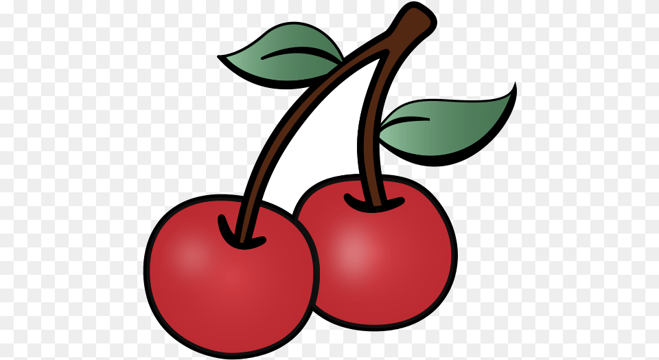 Cherry Clipart Two Cherries Casino Lana Del Rey Sticker, Food, Fruit, Plant, Produce Free Transparent Png
