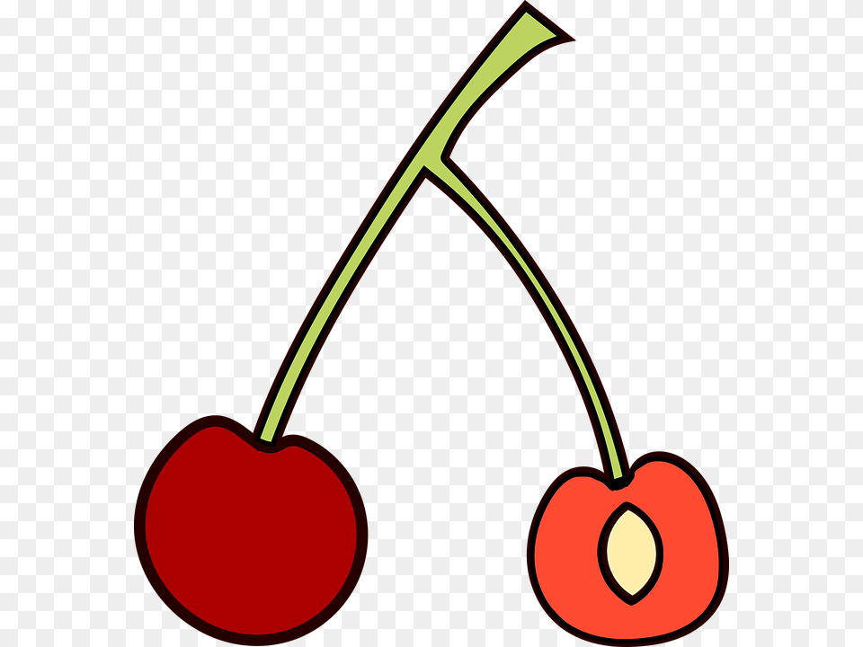 Cherry Fruit Eating Dessert Summer The Freshness Cherry, Food, Plant, Produce Free Png Download