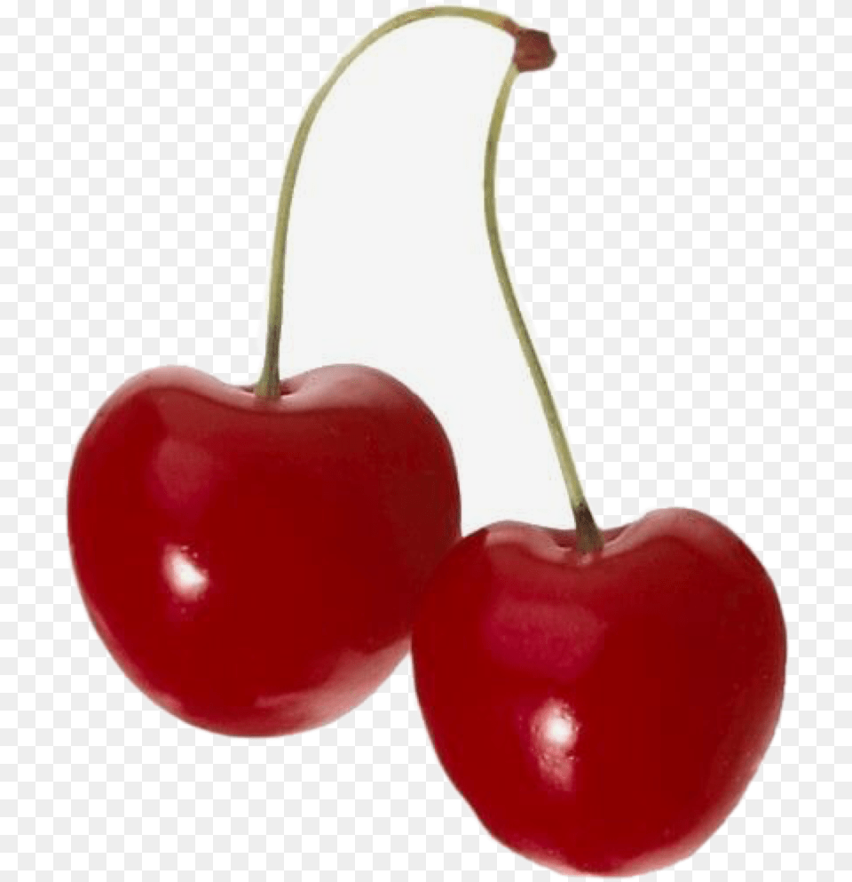 Cherry Fruit Edit Soft Yum Love Redfreetoedit Niche Meme Cherry, Food, Plant, Produce, Ketchup Free Png Download