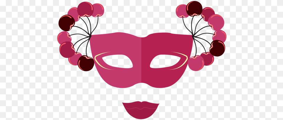 Cherry Mask Illustration, Baby, Person, Face, Head Free Png Download