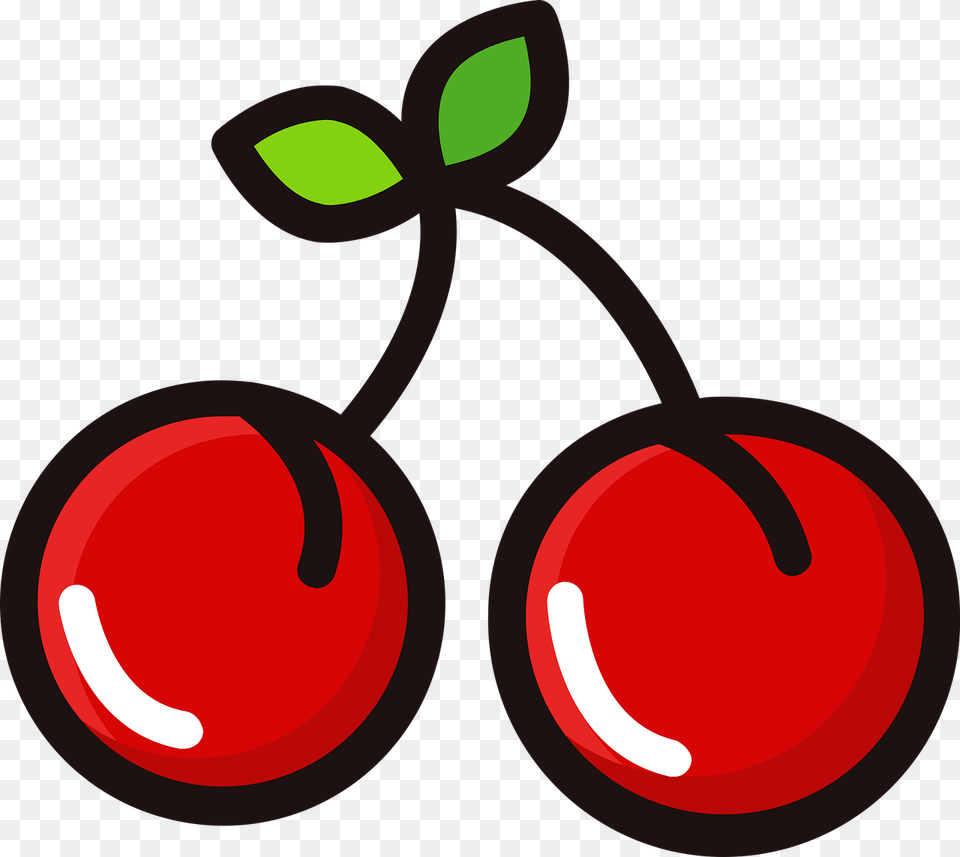 Cherry Pictogram, Food, Fruit, Plant, Produce Png Image
