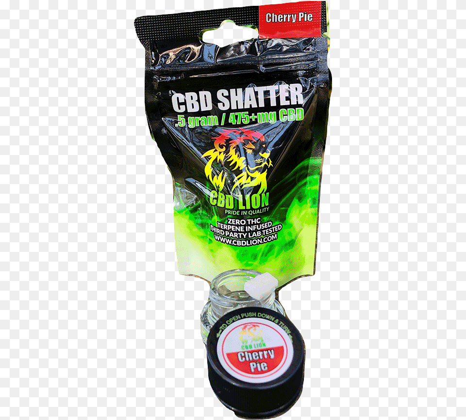 Cherry Pie Cbd Shatter Fictional Character, Bottle, Gum Free Png