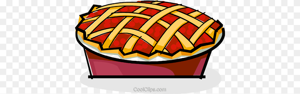Cherry Pie Royalty Free Vector Clip Art Illustration, Cake, Dessert, Food, Tool Png Image