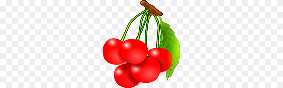 Cherry Red Clipart, Food, Fruit, Plant, Produce Free Png