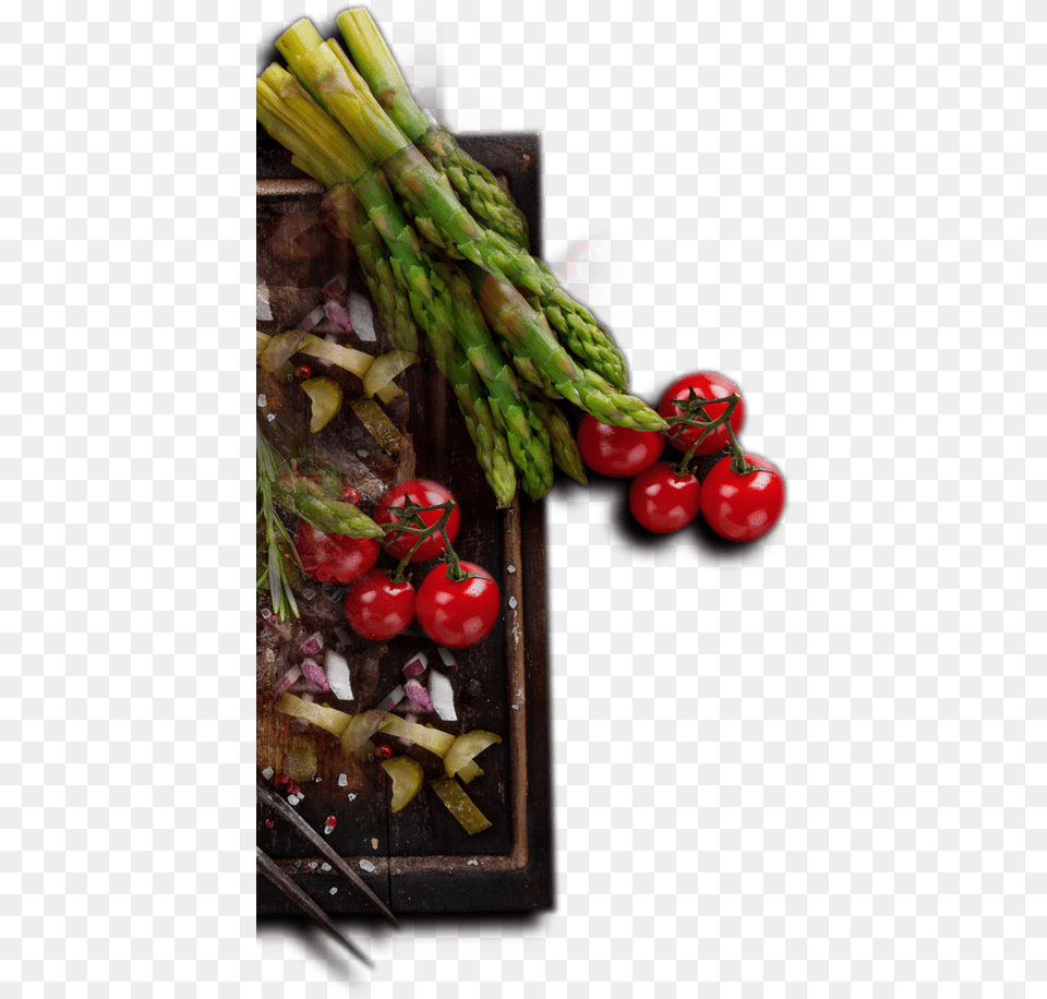 Cherry Tomatoes, Food, Produce, Asparagus, Plant Free Png Download