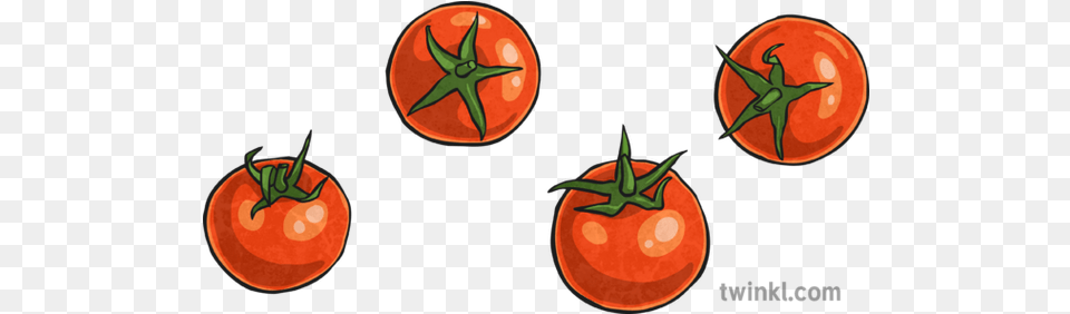 Cherry Tomatoes Illustration Twinkl, Food, Plant, Produce, Tomato Free Transparent Png