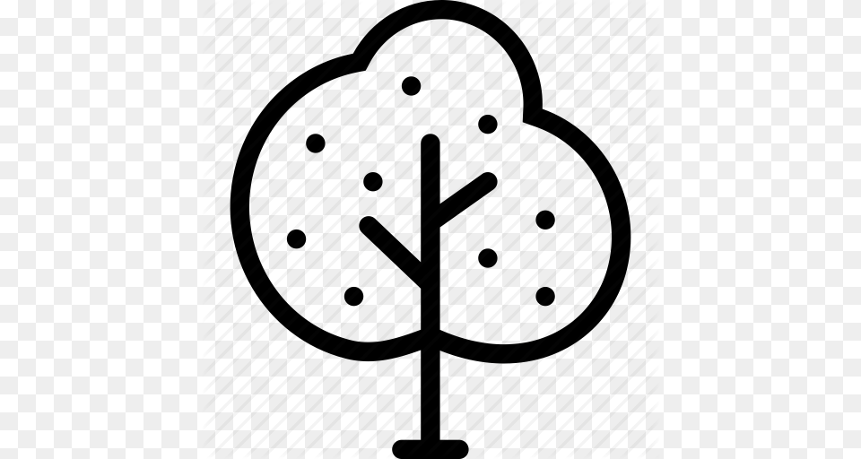 Cherry Tree Forest Nature Tree Icon Png Image