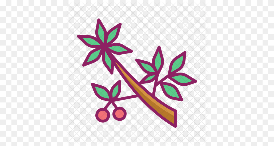 Cherry Tree Icon, Art, Floral Design, Graphics, Pattern Png