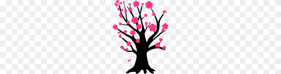 Cherry Tree T Shirt Spreadshirt, Flower, Petal, Plant, Person Png Image