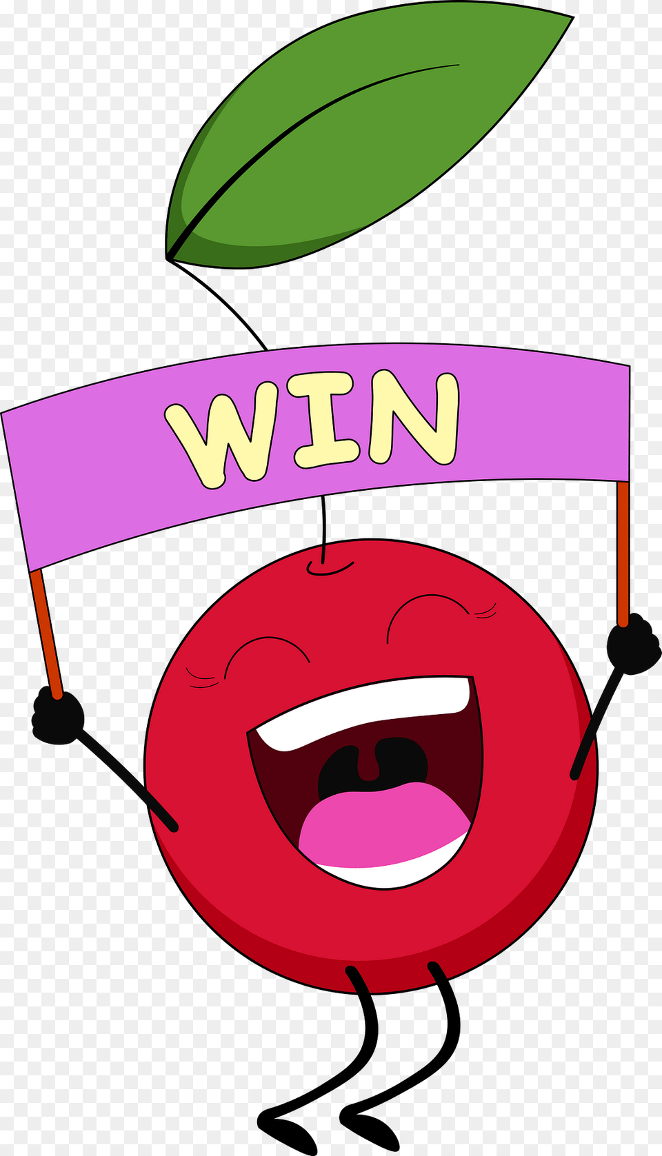Cherry Wins Clipart, Food, Fruit, Plant, Produce Png