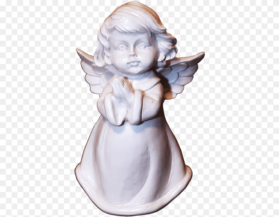 Cherub, Figurine, Baby, Person, Angel Png Image