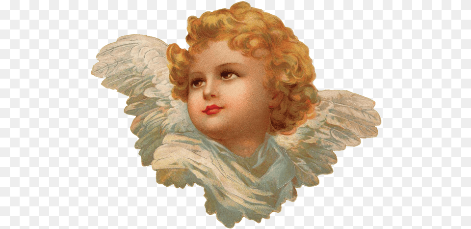 Cherub Angel, Baby, Person, Art, Painting Free Png Download