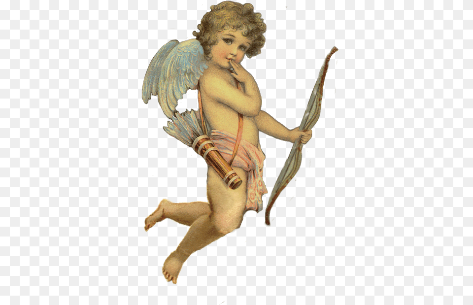 Cherub Angel Vintage Transparent Angel Aesthetic, Baby, Person, Cupid Png Image