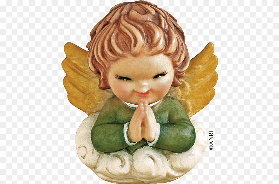 Cherub Greentitle Anri Angel, Figurine, Baby, Person, Face Free Png