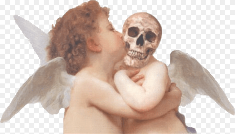 Cherub Heavenly Skull Angelic Angel Aesthetic Angelic Cherub Aesthetic, Baby, Person Png