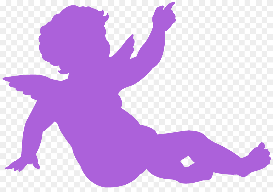Cherub Silhouette, Baby, Person, Dancing, Leisure Activities Free Transparent Png