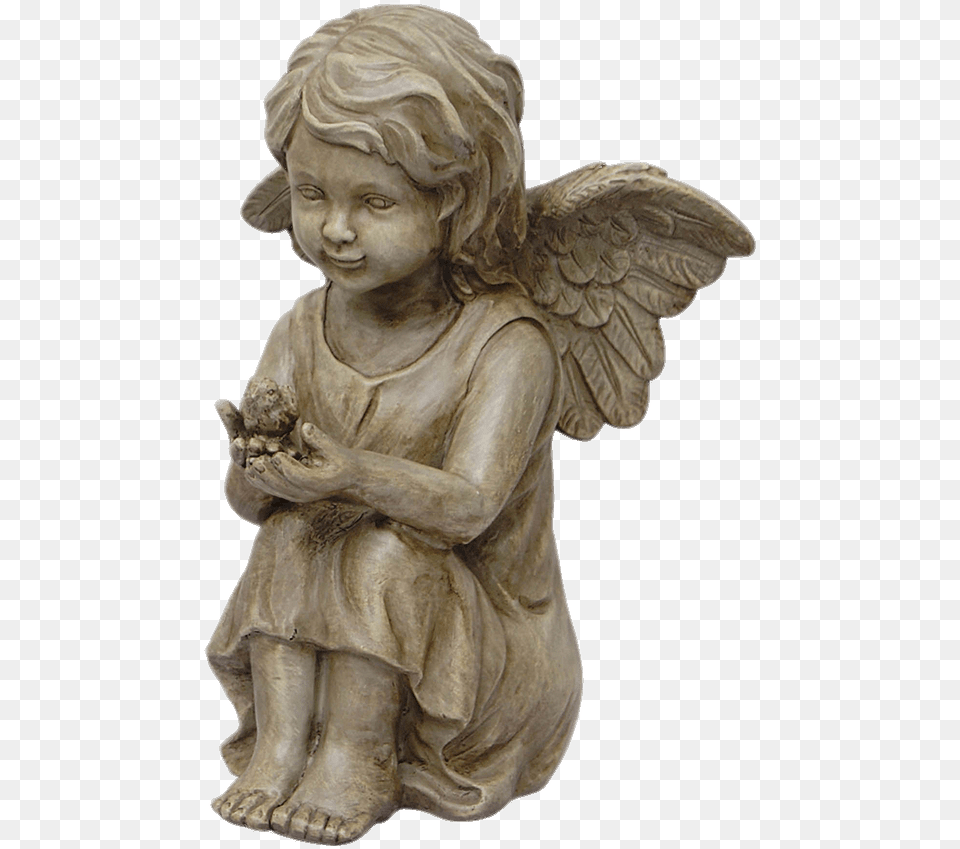 Cherub Statuette Statue, Baby, Person, Angel, Face Free Png Download
