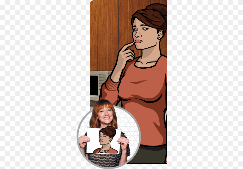 Cheryl Tunt Naked Archer Girls Cheryl, Portrait, Face, Photography, Person Png Image