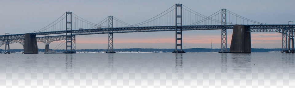 Chesapeake Bay Bridge, Boat, Transportation, Vehicle, Outdoors Free Png