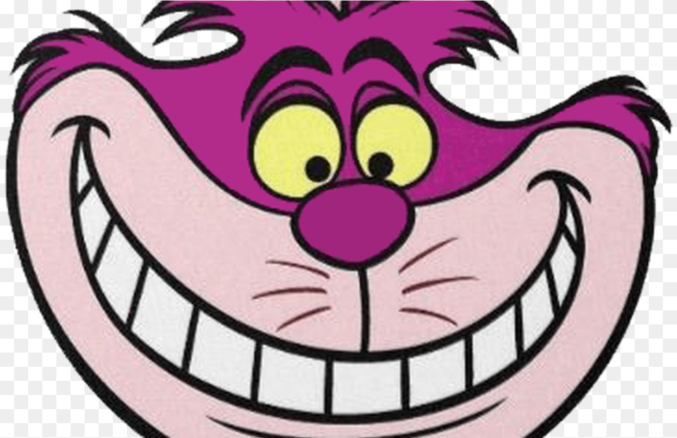 Cheshire Cat Face Clipart Alice In Wonderland Cat Face, Purple, Head, Person, Photography Free Transparent Png