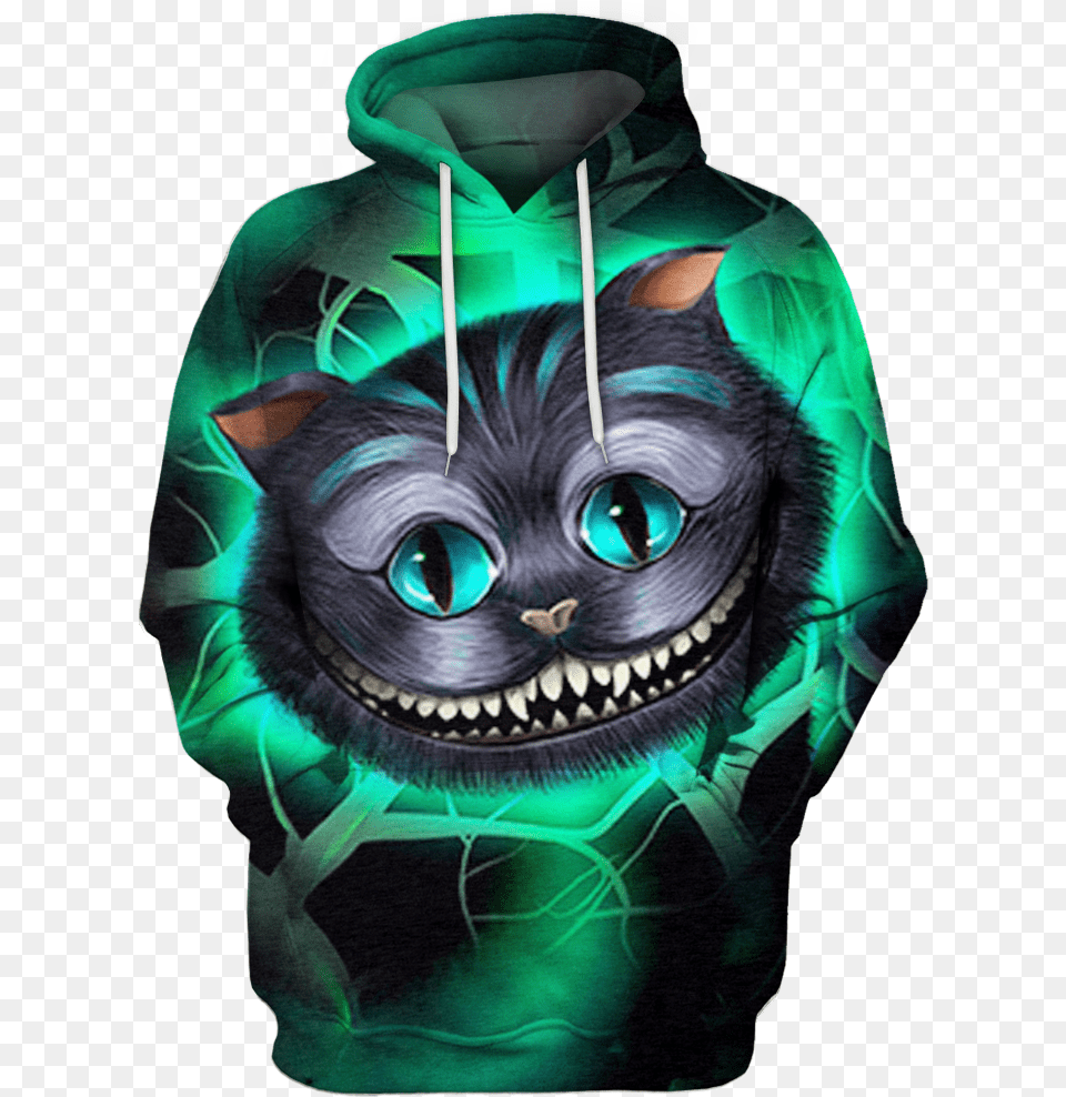 Cheshire Cat Yoda, Clothing, Hoodie, Knitwear, Sweater Free Transparent Png