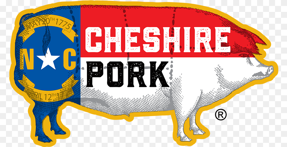 Cheshire Pork Flag Of North Carolina, Baby, Person, Logo, Animal Free Png Download