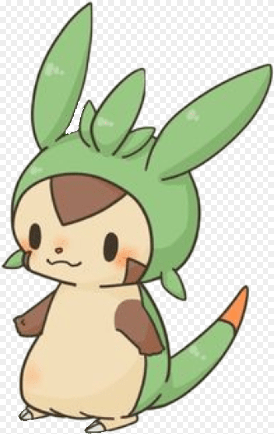 Chespin Cute Chespin, Leaf, Plant, Winter, Nature Free Png Download
