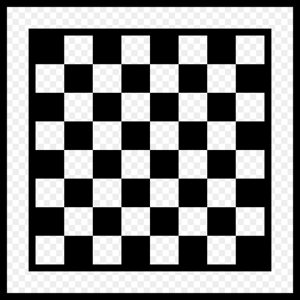 Chess Board Checkered Checkers Strategy Game Icon, Home Decor Free Transparent Png