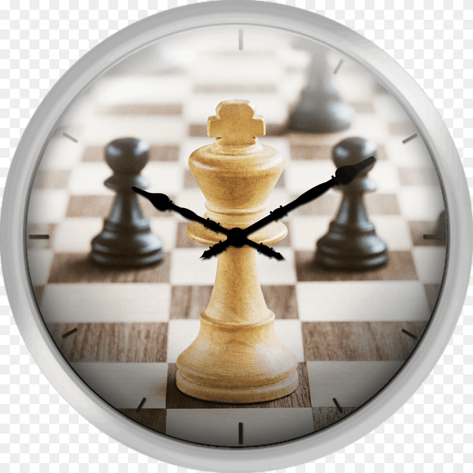 Chess Board White King Alone Amongst Black Pieces Chess, Game Free Png