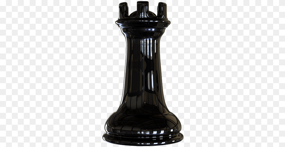 Chess Figure Rook Black Checkerboard, Pottery, Game, Bottle, Shaker Png