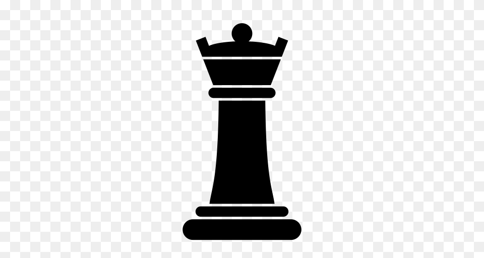 Chess Game Queen Battle Figure Checkmate Icon, Gray Free Transparent Png