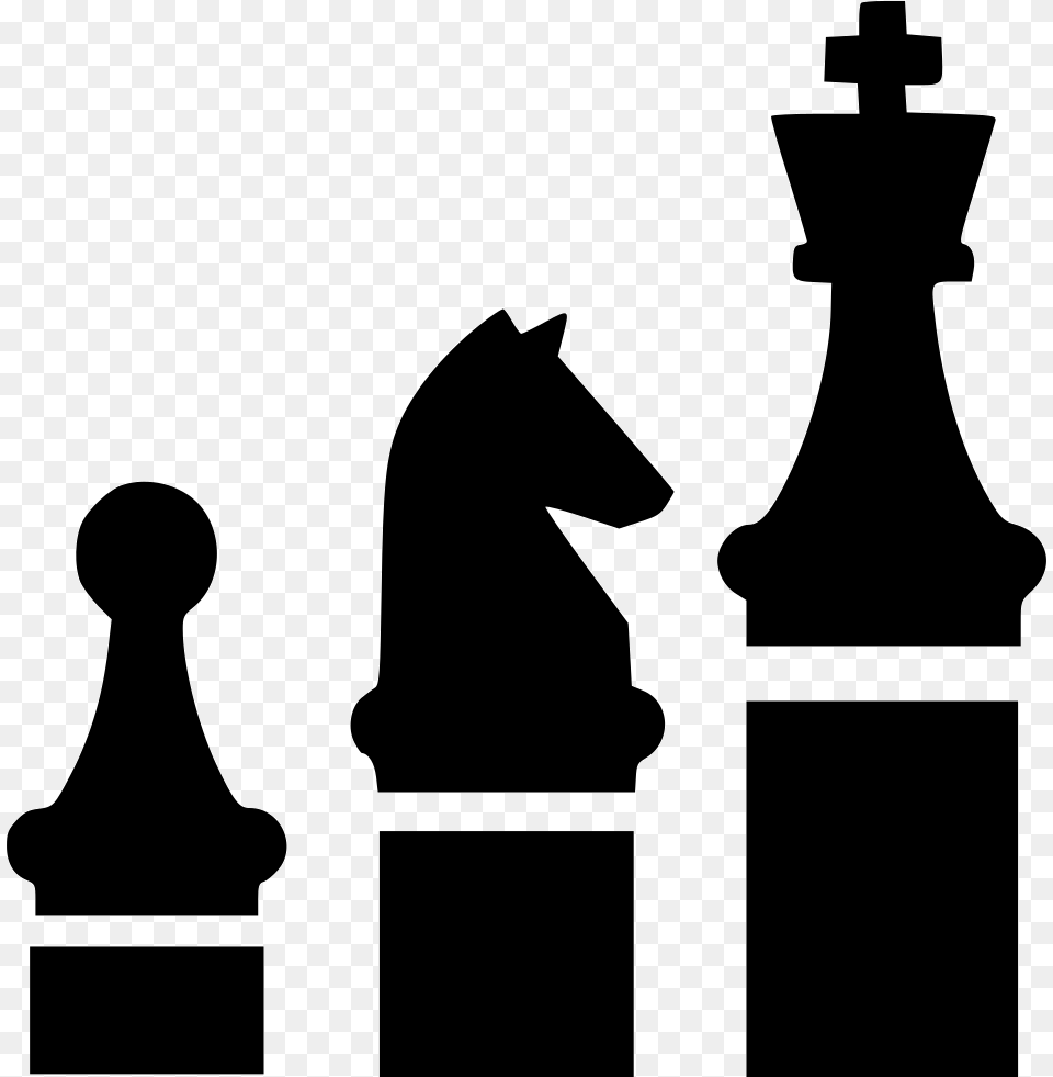 Chess Icon Silhouette, Game, Stencil Free Png Download