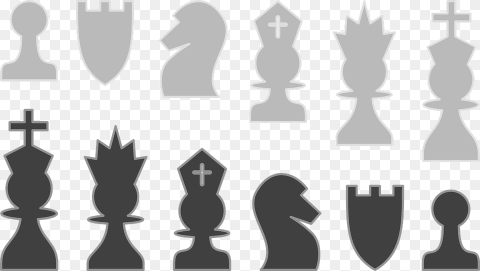 Chess King Queen Pawn Pieces Game Strategy Game Chess Pieces Set Free Transparent Png