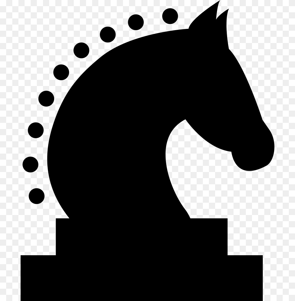 Chess Knight Knight Chess Piece, Silhouette, Stencil, Animal, Fish Free Png