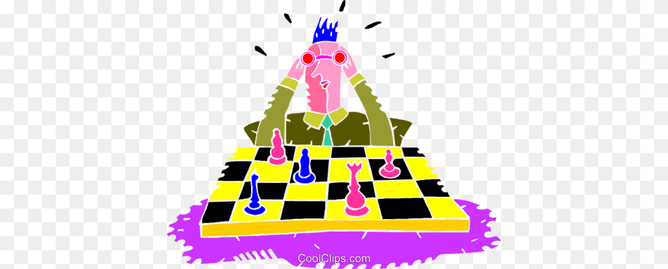 Chess Match Royalty Vector Clip Art Illustration, Game, Baby, Person Free Png Download
