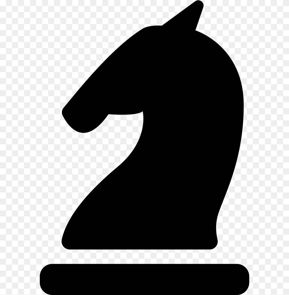 Chess Or Any Board Game Comments Icon, Silhouette, Stencil, Animal, Fish Png Image