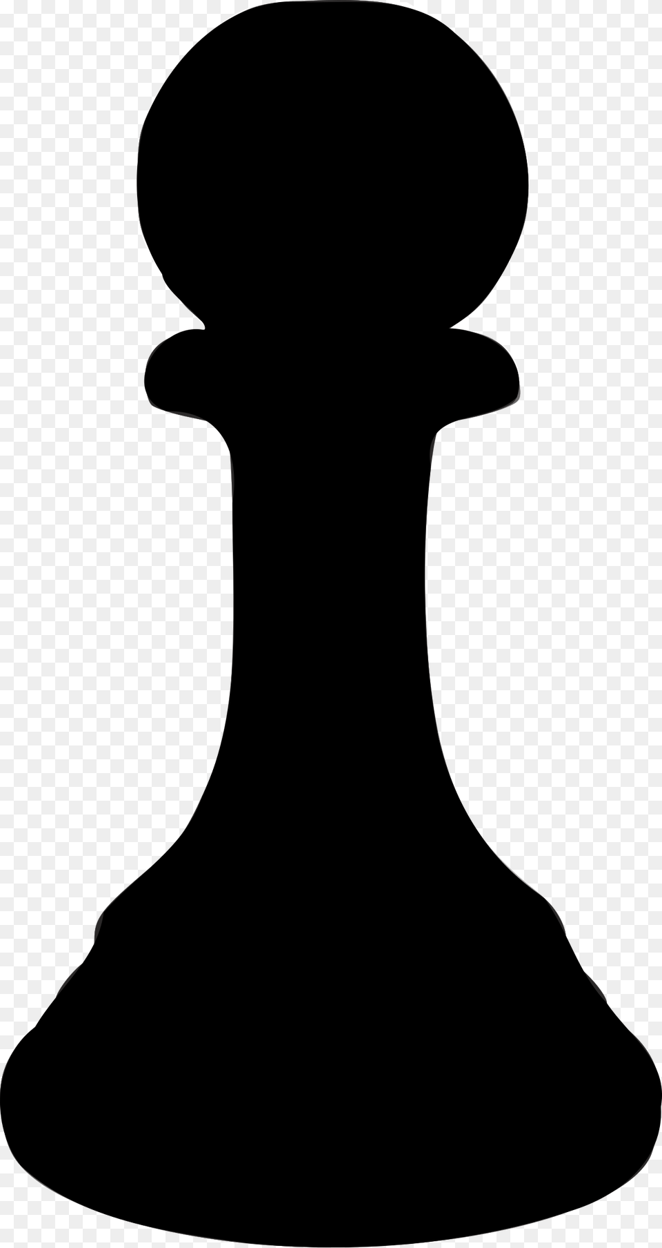 Chess Pawn Black Silhouette Piece Image, Jar, Body Part, Face, Head Free Png